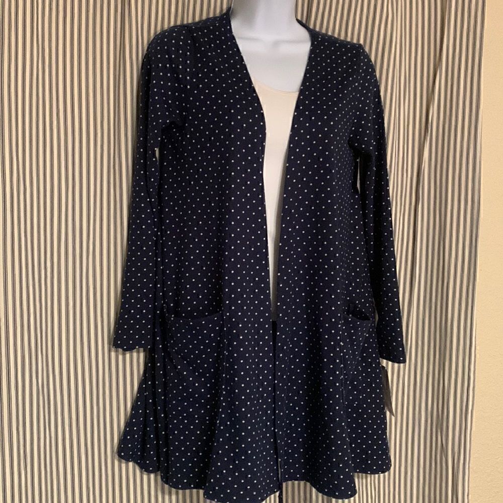 LulaRoe, wrap, long sleeves with pockets,28 inches long with 16 inch sleeves NWT